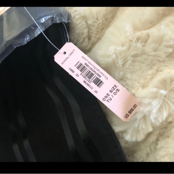 VS Black Striped Weekender Tote - Picture 2 of 4